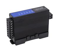 Cocoarm Server Seriale a 4 ABS a Ethernet Server Seriale DC9V a 28V 10 100Mbps 1200m Montaggio su Guida con 6 Indicatori LED per Controllo Remoto Industriale