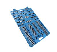 Cocoarm Set di 110 Pezzi Maschi e Filiere M2-M18, Kit Utensili Manuali per Filettatura con Chiave Regolabile, Strumenti per Lavorazione Metalli
