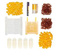 Cocoarm Set di Api in Plastica Set Gabbia Marcatura Kit di Strumenti per l'apicoltura per Biberon Migliora gli Accessori per l'apicoltore per l'efficienza del Lavoro, per l'allevamento della