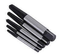 Cocoarm Set di Estrattori Bulloni Danneggiati, Smodentificata a Vite Rotta Facile, Rimozione della Rubinetto a Vite 5 Pc, Set di Strumenti per Estrattore Bulloni con Design del Flauto a Spirale per