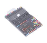 Cocoarm Set di Penne a Inchiostro Sublimatico da 12 Pezzi, Penna a Trasferimento Termico con Punta Fine da 0,4 Mm, Penna Infusibile a Base d'acqua con Adattatore Numero 6 per Explore Air2 Maker,