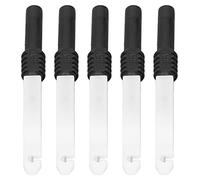 Cocoarm Set Sonda per Multimetro in Ottone PVC, 5 Aghi Perforanti da 0,7 Mm con Guaina per Diagnostica Automobilistica, Cablaggio, Iniettori di Carburante, Test di Laboratorio (BLACK)
