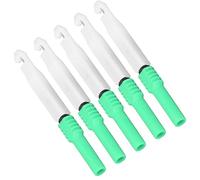 Cocoarm Set Sonda per Multimetro in Ottone PVC, 5 Aghi Perforanti da 0,7 Mm con Guaina per Diagnostica Automobilistica, Cablaggio, Iniettori di Carburante, Test di Laboratorio (GREEN)