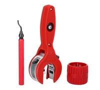 Cocoarm Set Tagliatubi, Tagliatubi A Cricchetto Da 8-29mm Con Sbavatore E Alesatore Per Tubi, Acciaio Legato ABS HSS, Per Tubi In Rame Alluminio PVC, Idraulici Utenti Fai Da Te