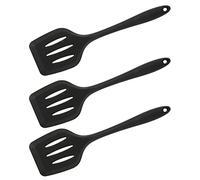 Cocoarm Spatola in Silicone Set di 3 Spatole Scanalate in Silicone per Uso Alimentare Facile da Pulire Spatola Antiaderente con Bordo Sottile Flessibile in un Unico Pezzo per Uova Frittate di Pesce