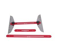 Cocoarm Strumento per Sagomare il Gradino delle Scale, Calibro Pieghevole per Gradini in Ferro e Plastica, Regolabile da 29,0 a 154,2 Cm, Misura la Lunghezza e gli Angoli Laterali per Scale, Mensole,