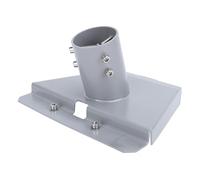 Cocoarm Supporto Adattatore per Tubo Internet Satellitare Kit di Montaggio su Palo in Acciaio Resistente Alla Ruggine Facile Installazione Supporto Stabile per Uso Domestico e Commerciale Sul Tetto