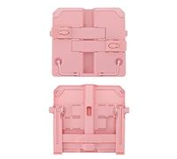 Cocoarm Supporto per Libri Pieghevole in ABS, Supporto per Libri Portatile con Bordo Arrotondato, Riduce la Pressione Sulla Testa e Sul Collo per gli Studenti, Biblioteca Scolastica, Dormitorio (PINK)
