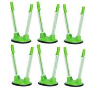 Cocoarm Supporto per Sacchetti per Alimenti in Plastica Supporto per Sacchetti per Alimenti, Confezione da 6, 12 X 18 Cm, Base Pieghevole Antiscivolo, Riempimento a Mani Libere, per la Preparazione