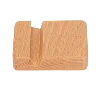 Cocoarm Supporto per Telefono in Legno, Porta Smartphone Universale per & 4-8 Pollici con Superficie Liscia Anti-Graffio, Supporto da Tavolo Portatile per Telefono a Mano, Astuccio