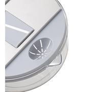 Cocoarm Tagliaverdure Multifunzione, Tritaverdure in Acciaio Inossidabile con Design 3 in 1 per Affettare, Triturare e Drenare, Strumento di Preparazione Manuale della per Cuochi Domestici (#5)