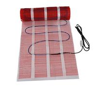 Cocoarm Tappetino Riscaldante Sottopavimento in PVC Tappetino Termico Sottopavimento 220V Radiante Elettrico con Termostato Riscaldamento Uniforme Tagliato per Adattarsi Ad un'ampia Copertura per