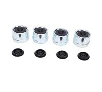 Cocoarm Tappo Antipolvere per Asse del Rimorchio, Copertura Protettiva Robusta per Assali Dexter da 2.000-3.500 Libbre, Set di Tappi per Grasso per Cuscinetti Ruota da 4 Pezzi da 1,98 Pollici Facile