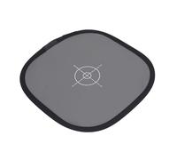 Cocoarm Tavola di Messa a Fuoco Fotografica Fronte-retro, Pelle PU, Cartoncino Grigio per Bilanciamento dell'esposizione, Strumento per Bilanciamento del Bianco, 30x30 Cm per Fotografia di Prodotti