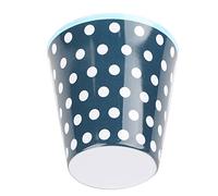 Cocoarm Tazza da 260 Ml Tazza da caffè in Melamina Imitazione Porcellana da caffè Liscia, Facile da Pulire, Resistente Alle Gocce, Antiscottatura, per Ristorante, Scuola, tè, Latte, Acqua (punti blu