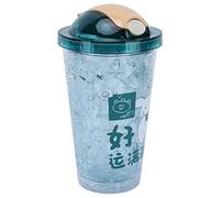Cocoarm Tazza per Acqua Portatile Come Tazza per Bere con Cannuccia, 450 Ml, per Ghiaccio Aperta con un Pulsante, per Bambini, Ragazze, Studenti, Estate, Casa, Scuola, Viaggi, da -4°F a 158°F (B