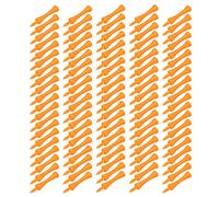 Cocoarm Tee da in Plastica, 100 Pezzi, 70 Mm, Arancione, Piccolo, Portatile, Design a Cupola, per Supporto Stabile della Palla, Attrito Ridotto e Facile visibilità Sull' per la Pratica del