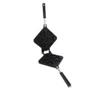 Cocoarm Teglia per Waffle a Forma di Cuore, in Lega di Alluminio, Teglia Antiaderente su Entrambi i Lati da 22 Cm, per Panini per la Colazione, Mini Waffle, Torte, Piccole Cucine, Dormitori
