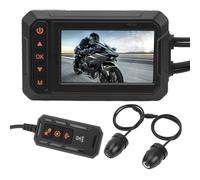 Cocoarm Telecamera da Cruscotto per Moto, Doppio Obiettivo 2K, Grandangolo da 150 Gradi, Dashcam Impermeabile per Motoslitta ATV UTV