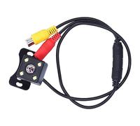 Cocoarm Telecamera Posteriore ABS Telecamera di Retromarcia 140 Gradi 4 LED CMOS NTSC Supporto per Auto 12V Camion SUV Autisti Parcheggio Retromarcia