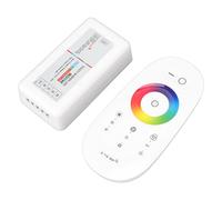 Cocoarm Telecomando LED Touch Wireless RF 2.4G ABS RGB LED Telecomando Touch DC12 a 24V 7 Colori RGBW Dimmerabile per Luci di Striscia Luci da Parete Utenti di Illuminazione Domestica
