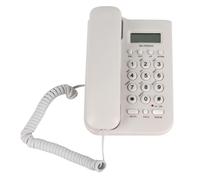 Cocoarm Telefono Fisso Telefono di Casa da Tavolo Montabile a Parete con Duale FSK/DTMF 30 Gruppi Caller ID per Ufficio Hotel Casa (WHITE)