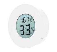 Cocoarm Termometro LCD Digitale con Materiale ABS con Igrometro 50 a 158 F per i Frigoriferi Monitoraggio Interno (WHITE)