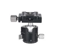 Cocoarm Testa a Sfera per Treppiede, Lega di Alluminio, Meccanismo di Bloccaggio con una Chiave, Diametro Sfera 25 Mm, Accessori Leggeri per Treppiede per la Fotografia