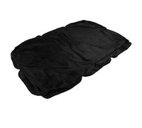 Cocoarm Tettoia da Altalena Resistente all'acqua, Tessuto Oxford Rivestito in Argento 210D, Sostituzione Parasole Antipolvere, Ideale per l'uso nel Portico del Patio del Giardino (BLACK)