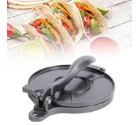 Cocoarm Tortilla Press Hand Quesadilla Maker in Lega di Alluminio per Impastare Manualmente Involtini, Wrapper e Piadine, 22 X 16 Cm (BLACK)