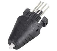 Cocoarm Ugello per Penna Pusher 3D, Testina di Stampa Sostitutiva Nera di Grado Aeronautico con Design Termoconduttivo, Ideale per gli Appassionati e gli Hobbisti della Stampa 3D