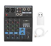 Cocoarm USB 4 -Channel Sound Mixer Input Ingnit, Heights and Bass Imposta (Spina europea)