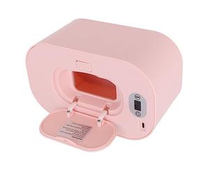 Cocoarm USB BABY Wipe più Caldo, Regolazione della Temperatura Distributore di Riscaldamento Portatile con Piastra di Riscaldamento Superiore, Adatto per la Maggior Parte delle Salviette Sul (PINK)