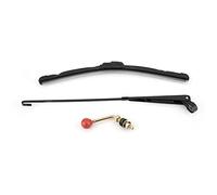 Cocoarm UTV Manual Windshield Wiper Set Universal Replacement Kit for Most UTVs with Low Noise No Scratch Design Fits Polycarbonate Glass Windshields Kit di Sostituzione