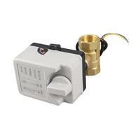 Cocoarm Valvola a Sfera Motorizzata Normalmente Chiusa Valvola a Sfera Elettrica con Corpo in Ottone DC12 24V DN20 3 4in IP54 1.6MPa da 14 a 212F per Sistemi di Acqua Calda e Fredda Glicole