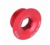Cocoarm Vite a Manovella a Pedivelle in Lega in Lega di Alluminio Vite dell'asse BB M20x10mm per Mountain Road Bici Fissata Fissa con Texture Fine Adatto per 590 596 Xt SLX (Rosso)