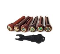 Cocobolo Wood Bridge Pins Stringa Strumenti Accessori Cocobolo Guitar Bridge Pins String Chitarra Parti Legno Texture