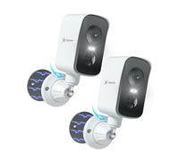 COCOCAM Portatile Magnetica 4G Telecamera con SIM Senza Fili Esterno/Interno 2K per RV/Campeggio/Viaggio, 300°Pan, 10000Ahm Batteria, PIR&AI Rilevamento Umano, Scheda SIM Integrata (NO WIFI)