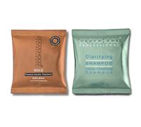 Cocochoco Gold - Kit per trattamento capelli alla cheratina brasiliana, 50 ml, trattamento e shampoo chiarificante da 50 ml
