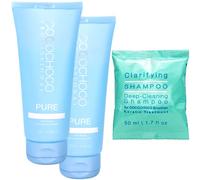 Cocochoco Professional Premium Pure Keratin Treatment (200 ml) e Clarifying shampoo (50 ml) - Trattamento per capelli alla cheratina e shampoo chiarificante