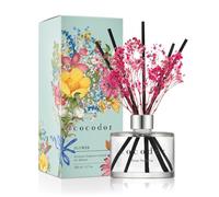 Cocod'or COCODOR Diffusore a Bastoncini con Vero Fiore Conservato/Rosa (Rose Perfume) / 200ml / Diffusore per Ambiente, Profumatore Casa, Fragranza Ambiente, Regalo Donna