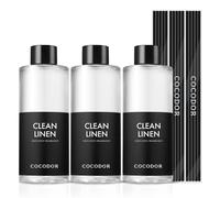 Cocod'or COCODOR - Ricarica di olio per diffusore a bastoncini, 200 ml, confezione da 3, per aromaterapia, oli profumati, oli profumati per diffusore a bastoncini, decorazione per la casa e il bagno