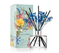 COCODOR Diffusore a Bastoncini con Vero Fiore Conservato/Puro Cotone (Pure Cotton) / 200ml / Diffusore per Ambiente, Profumatore Casa, Fragranza Ambiente, Regalo Donna