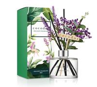 COCODOR - Diffusore a bastoncini di lavanda/gelsomino bianco/189,9 g/1 confezione/profumo di oli essenziali per la casa, per camera da letto, bagno, decorazione della casa
