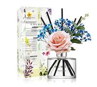 COCODOR Rosa Diffusore a Bastoncini/Puro Cotone (Pure Cotton) / 200ml / Diffusore per Ambiente, Profumatore Casa, Fragranza Ambiente, Regalo Donna