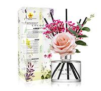 COCODOR Rosa Diffusore a Bastoncini/Rosa (Rose Perfume) / 200ml / Diffusore per Ambiente, Profumatore Casa, Fragranza Ambiente, Regalo Donna