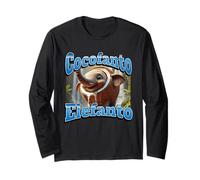 Cocofanto Elefanto Divertente Italiano Brainrot Meme Grafica Maglia a Manica