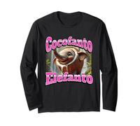 Cocofanto Elefanto Divertente Italiano Brainrot Meme Grafica Maglia a Manica