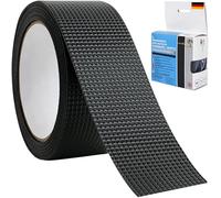 cocofy Nastro antiscivolo multiuso in gomma, nero, strisce di gomma autoadesive, 5 x 301 cm, non abrasivo, impermeabile, senza BPA [Novità 2025]