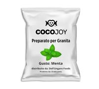 Cocojoy Preparato in Polvere per Granita al Gusto Menta Busta da 620 gr Senza Glutine Senza Grassi Idrogenati Senza OGM